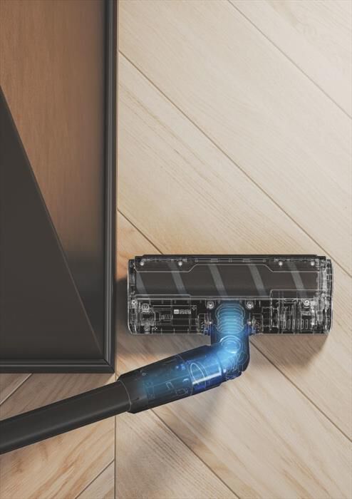 HOOVER - Aspirapolvere ricaricabile HF401P 011-Nero, Argento