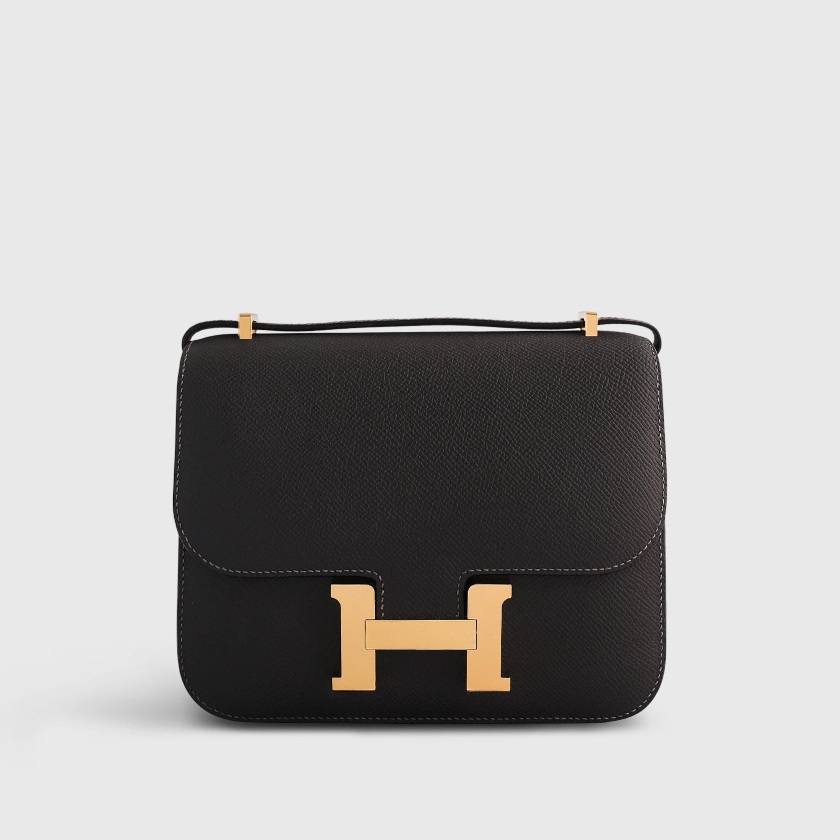 Hermès Constance 18 Epsom Graphite Permabrass Hardware