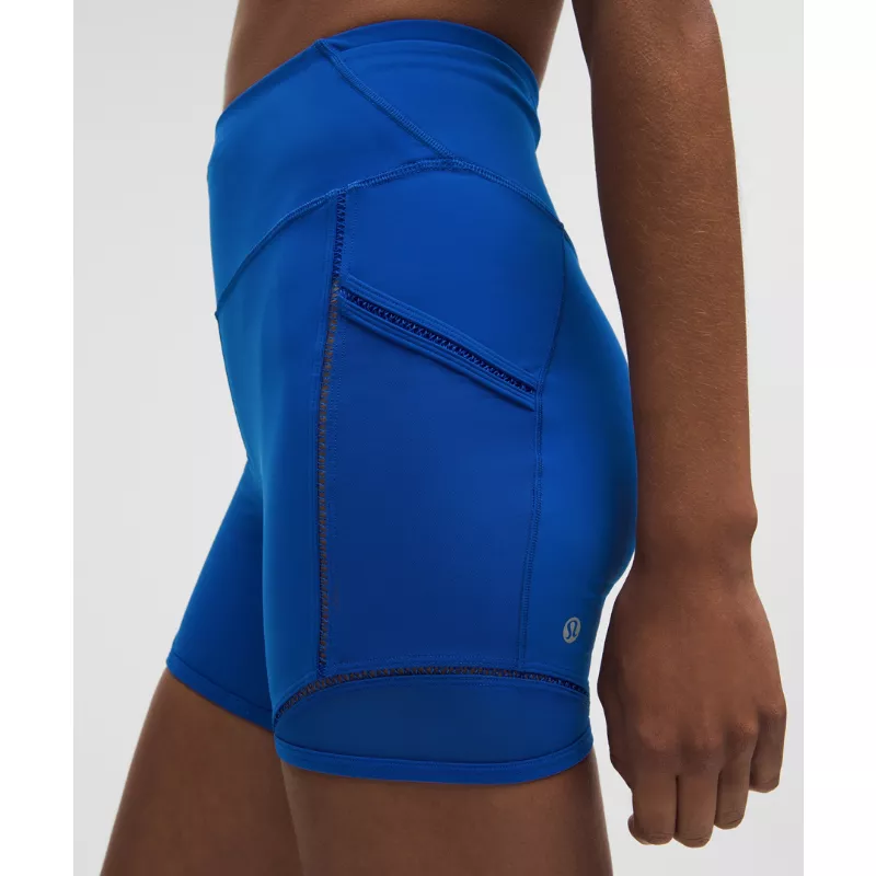 Fast and Free High-Rise Lace Trim Short 6