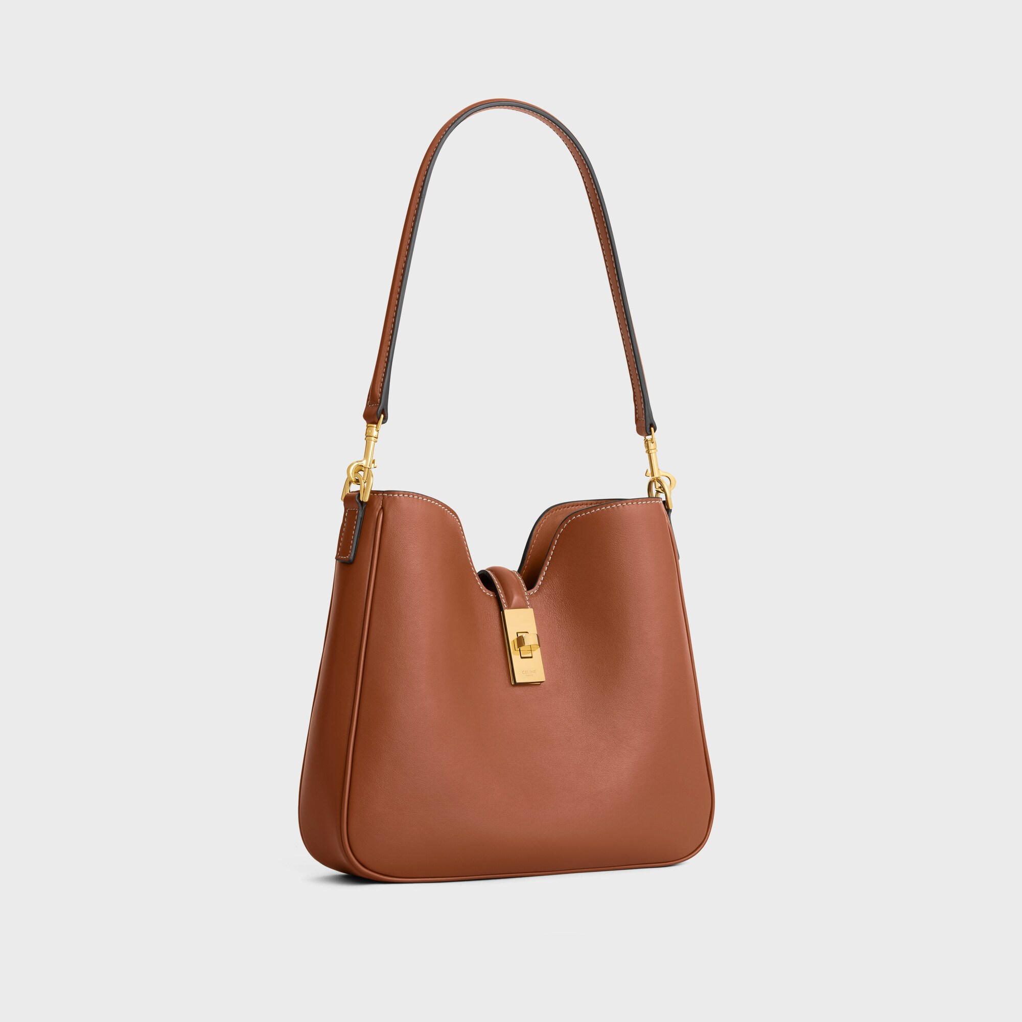 SMALL CAMILLE 16 SOFT BAG IN SMOOTH CALFSKIN TAN Description