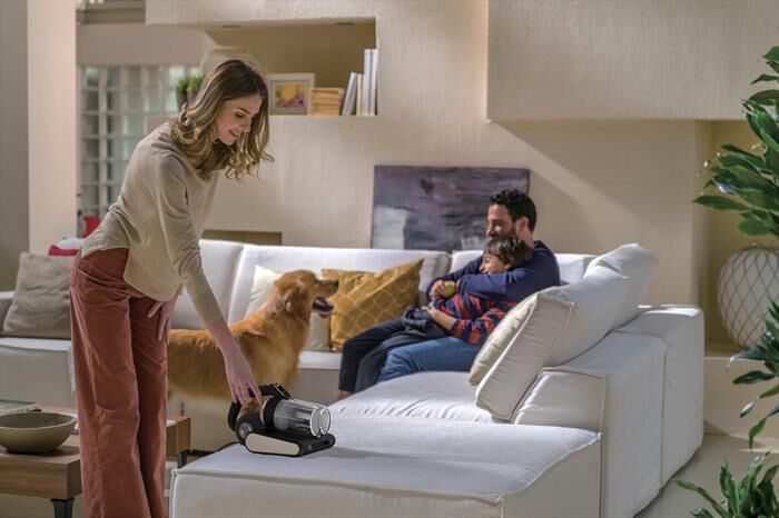 HOOVER - Aspirapolvere senza filo HMC520UV 011-Nero, Metallico