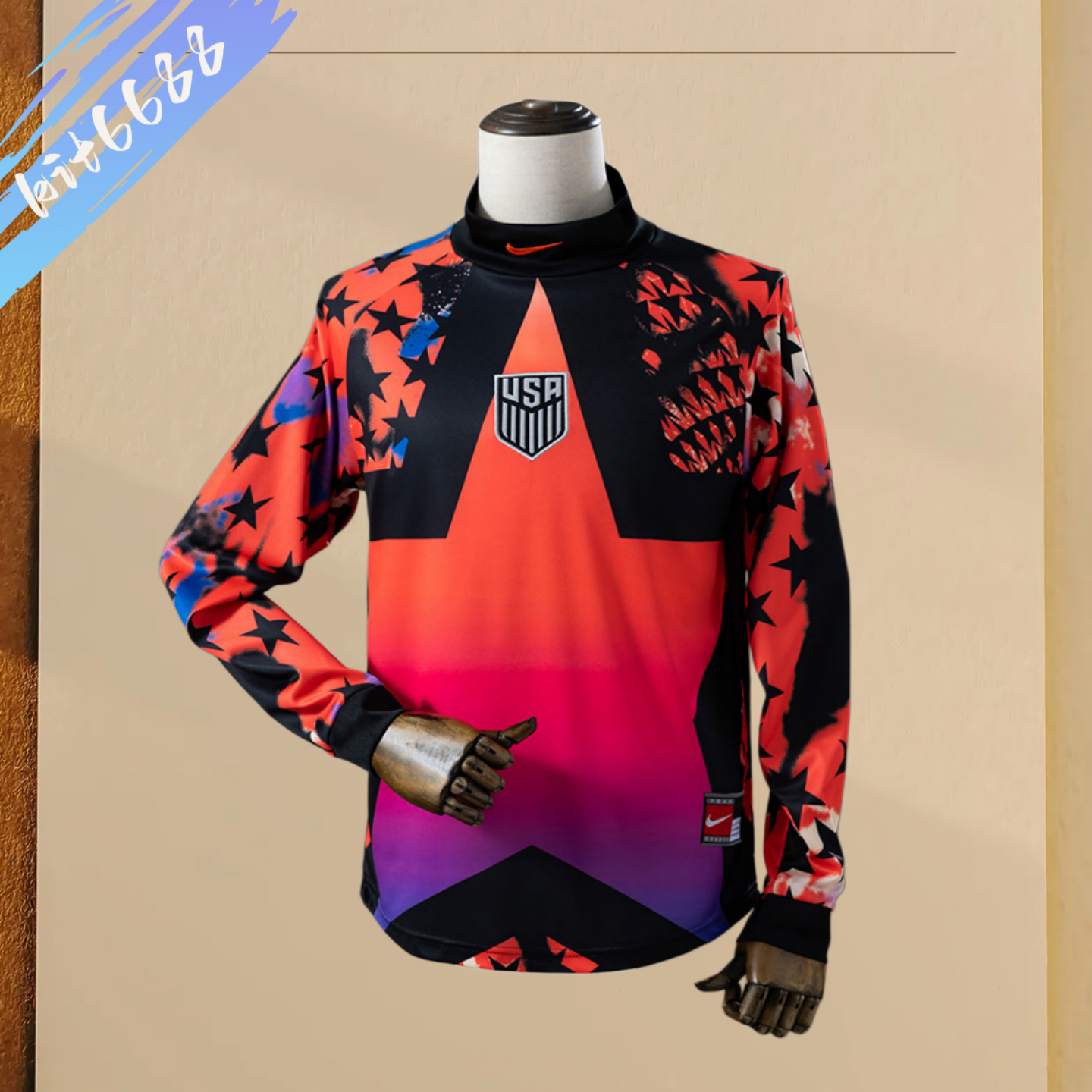 2026 USA Goalkeeper Long-Sleeve Football Shirt (Fans version)