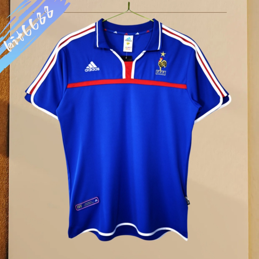 2000 France Home Retro Football Shirt