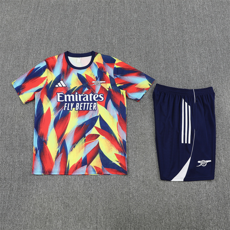 2025/2026 Arsenal Adult Short Sleeve Training Wear (Adult Kids Kit)