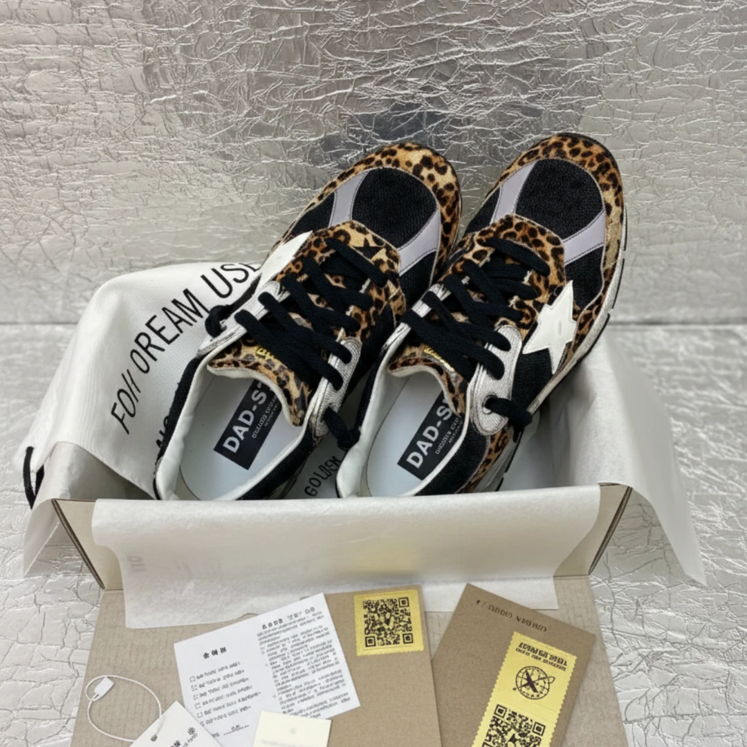 Golden Goose Running Sole Genuine Leather Running Shoes