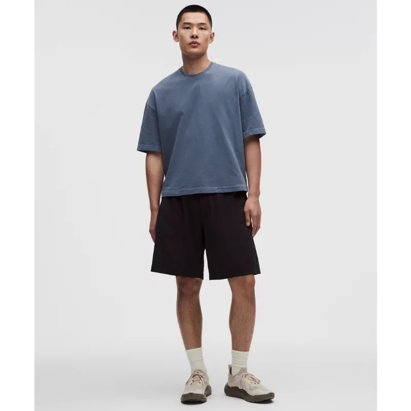 Heavyweight Cotton Jersey Boxy T-Shirt Wash
