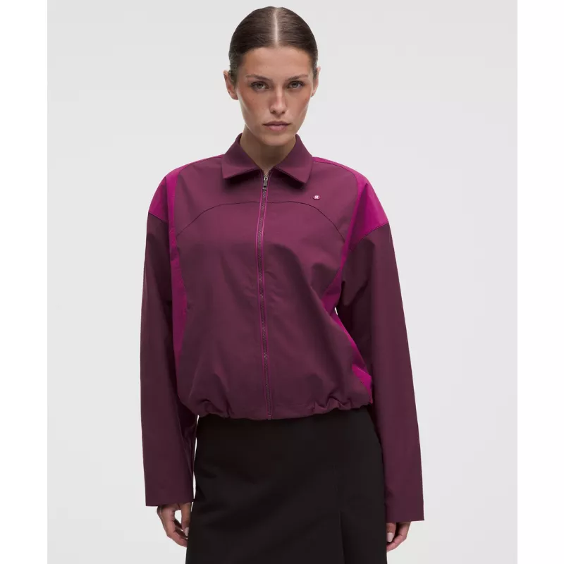 Collared Panelled Golf Jacket
