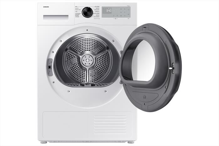 SAMSUNG - Asciugatrice DV90DG52A0AHET 9KG Classe C-Bianco oblò nero display silve