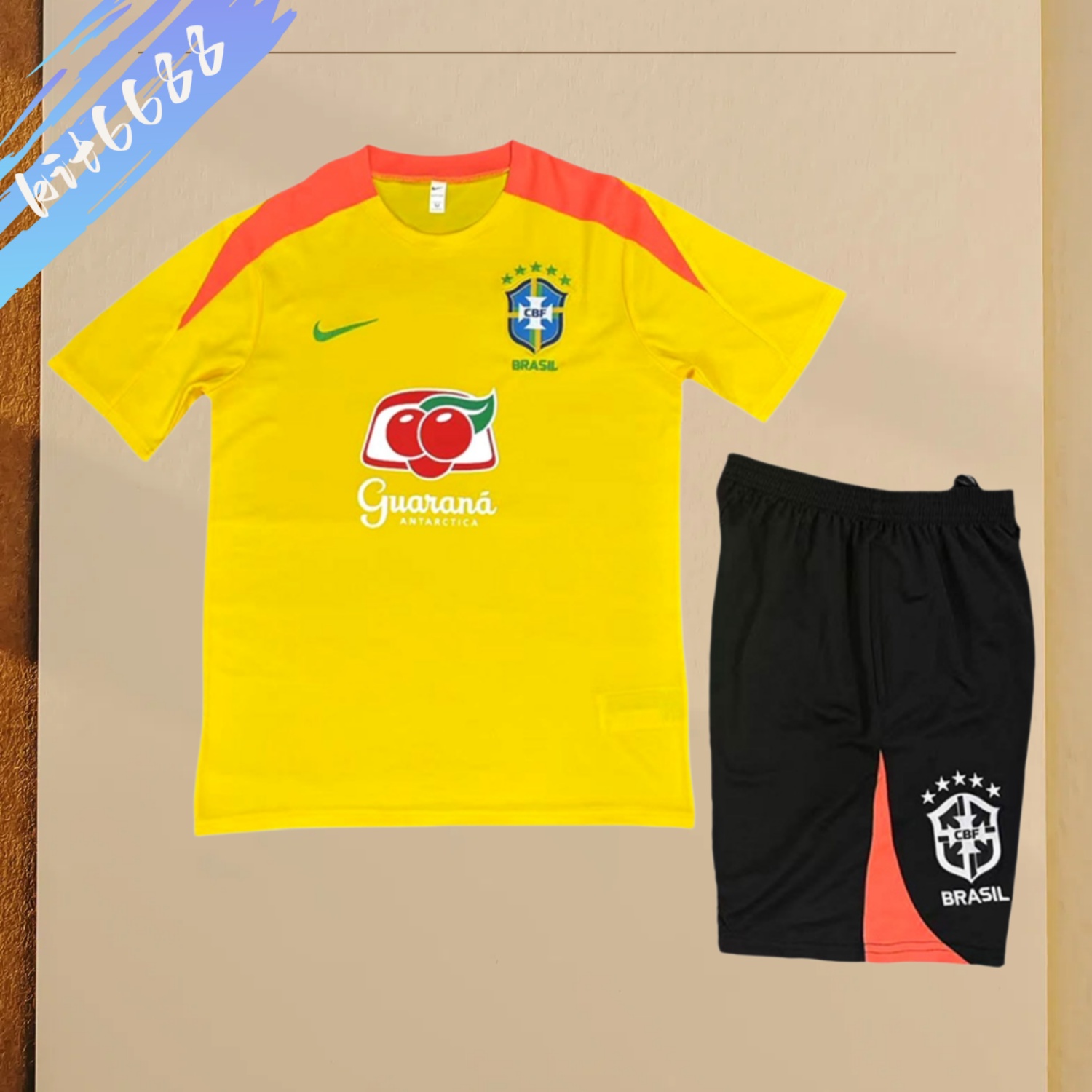2025/2026 Brazil Short Sleeve Training Kit (Kids Kit)