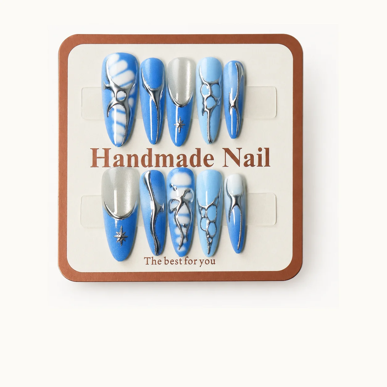 Custom nail design service for OEM press on nails manufacturing and wholesale suppliers.