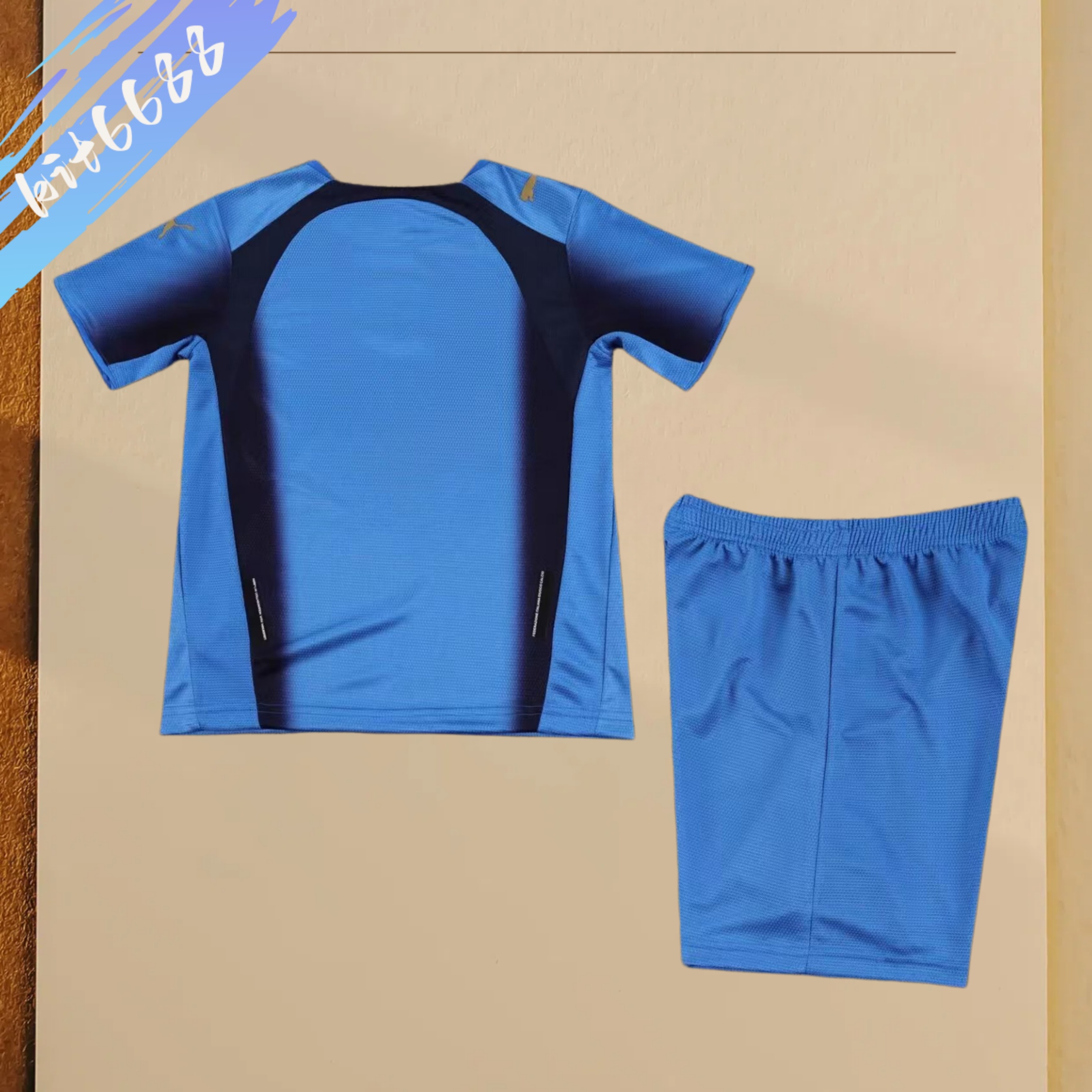 2006 Italy home Retro Football Shirt ( Kids Kit )