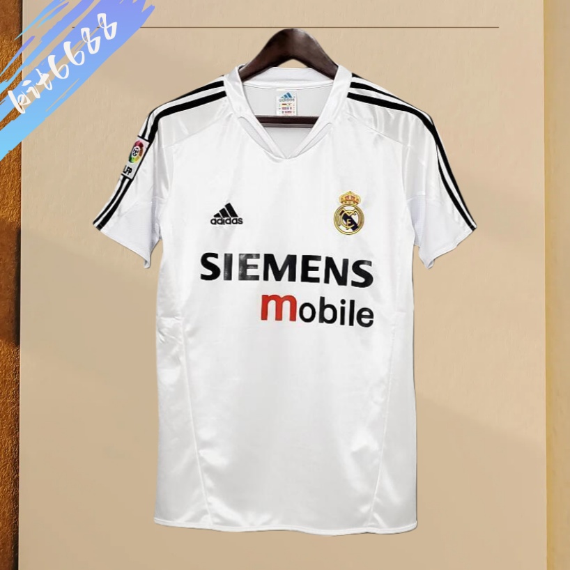 2004/2005 Real Madrid  home Retro Football Shirt