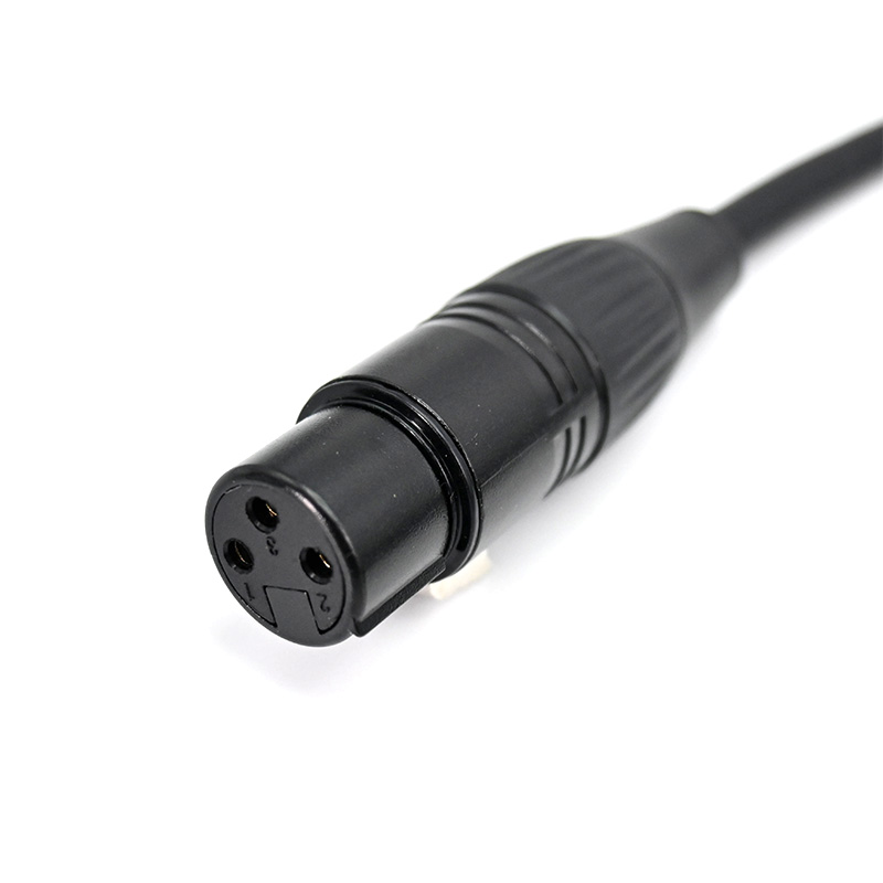 5m 3 Pin DMX Lighting Control Cable 110 Ohm TR315-5-BLK
