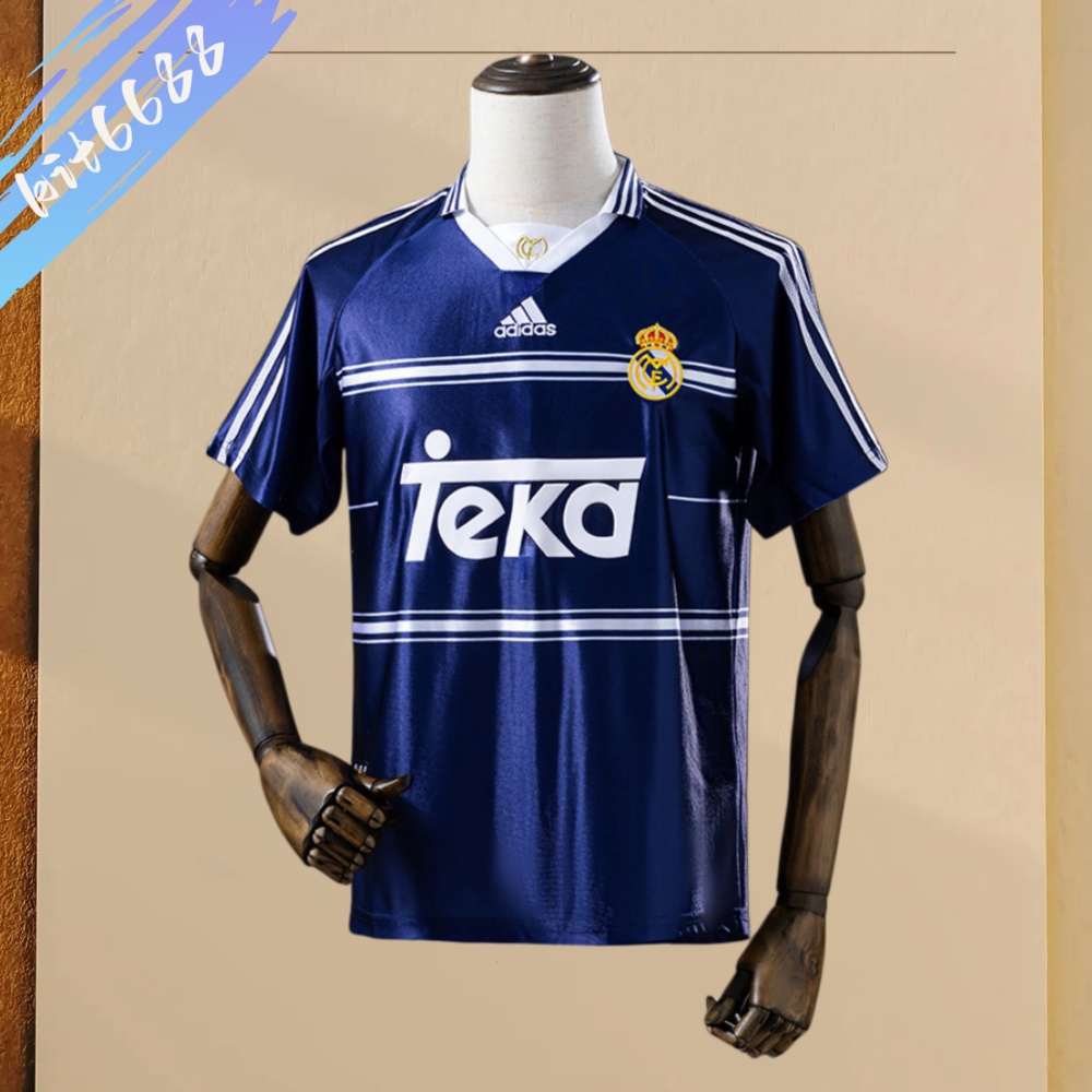 1998/1999 Real Madrid Away Retro Football Shirt