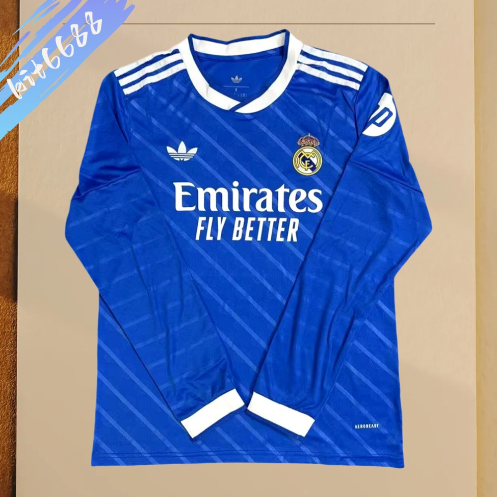 2025/2026 Real Madrid Third long sleeves Football Shirt (Fans）