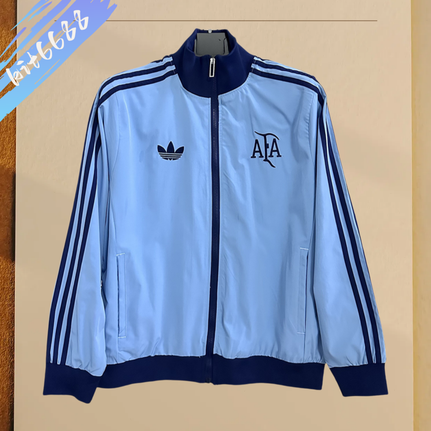 2025/2026 Argentina Embroidered Football Casual Windbreaker
