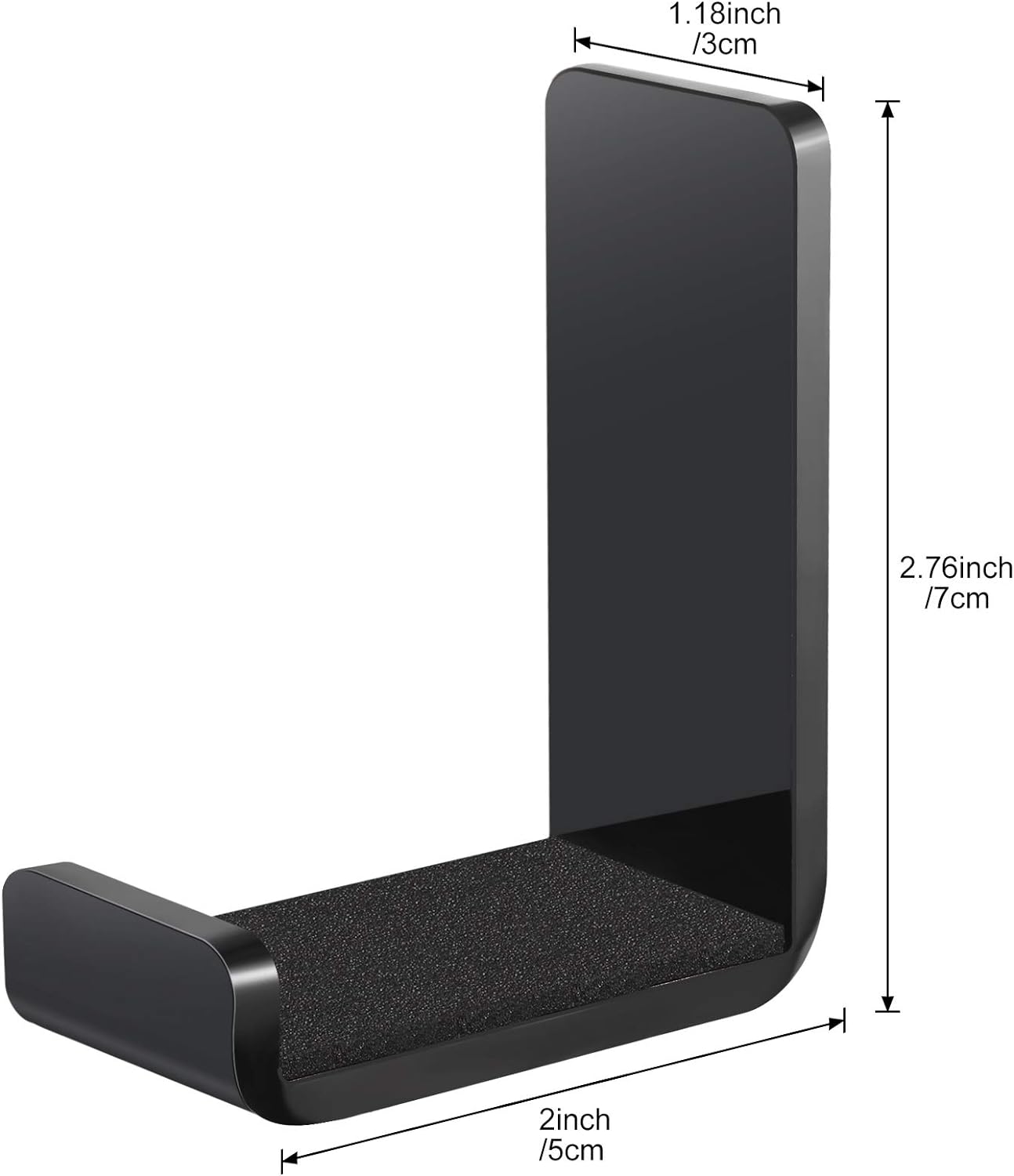 Headphone Hanger Headphone Holder Wall Hook Desk Bulk Adhesive Headset Wall Mount Stand General Purpose