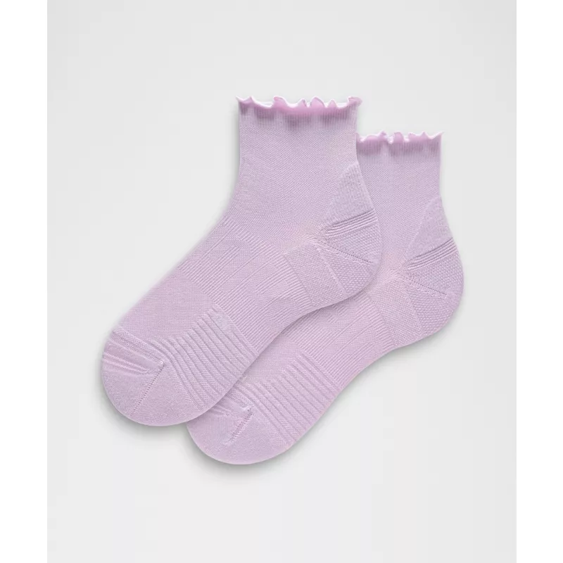 Unisex Power Stride Ankle Socks Lettuce Edge