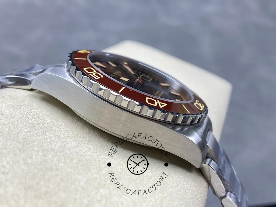 Longines 1:1 Clone HydroConquest GMT 41 Automatic L3.790.4.66.6 Brown Dial