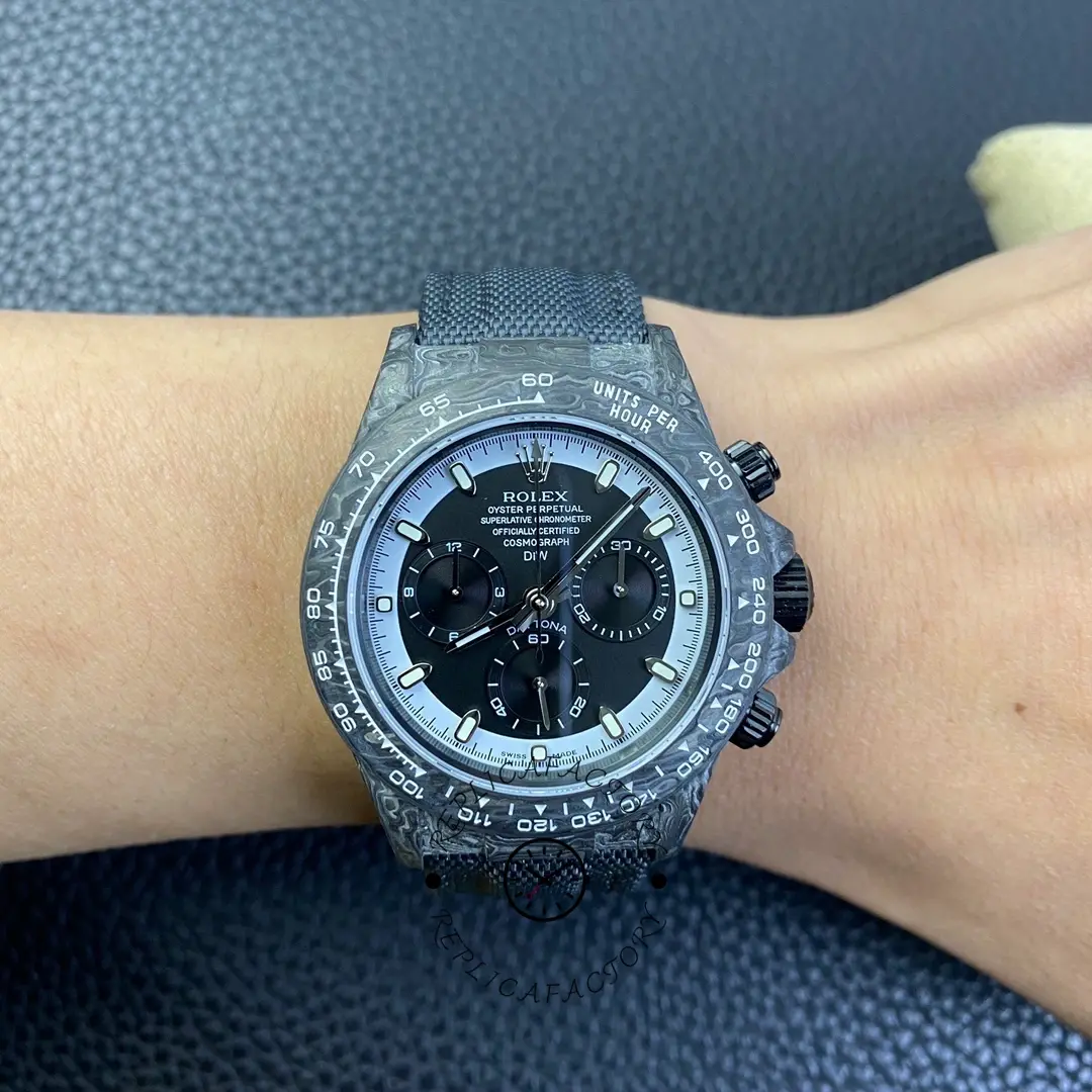 Rolex Daytona Cosmograph DIW Carbon Fiber Black Dial 40mm