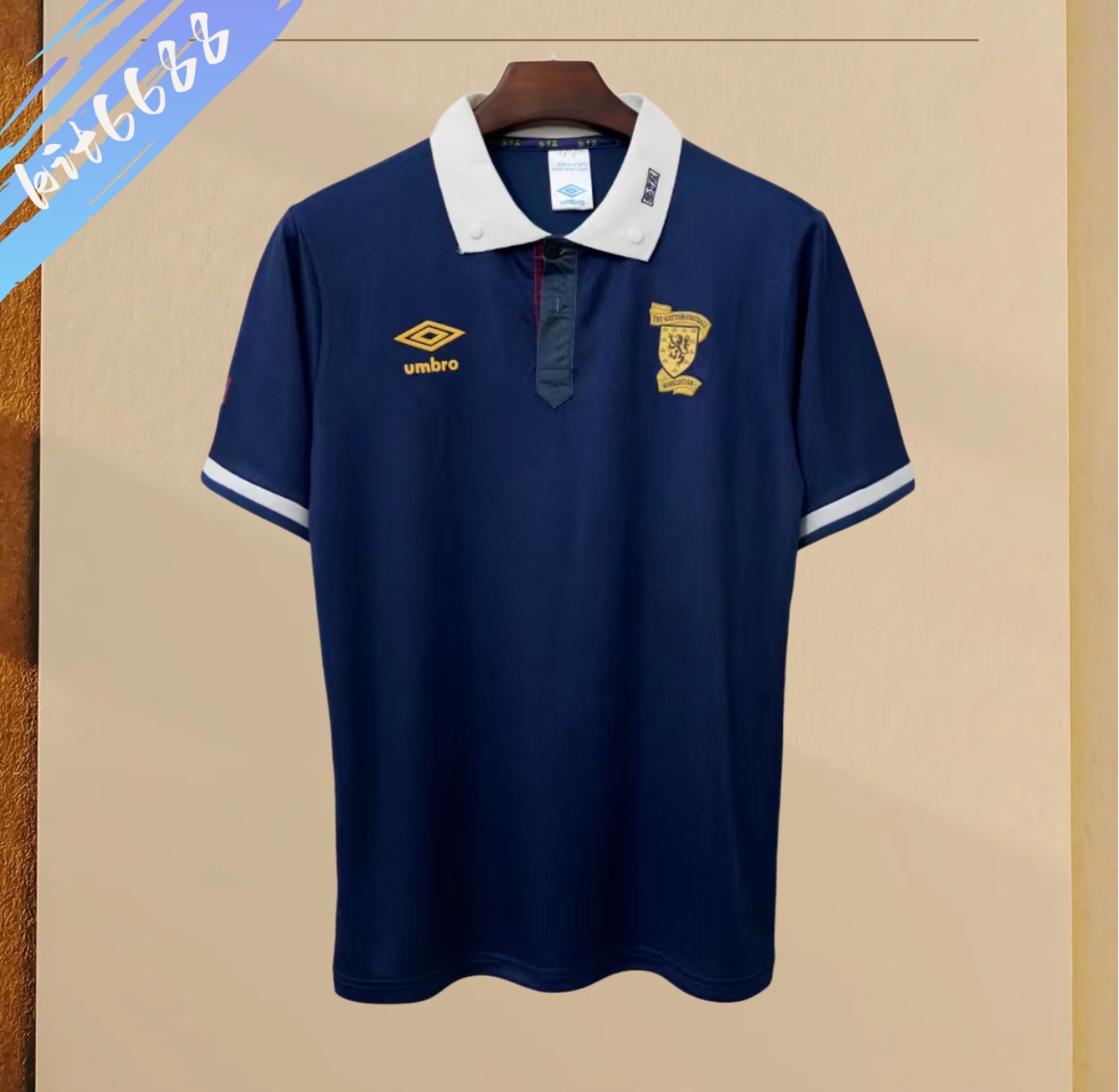 88/91 Scotland home football shirt（Retro）