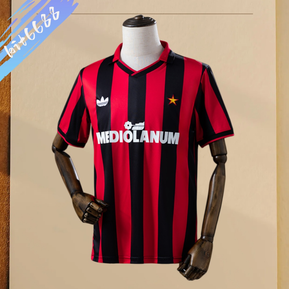 1990/1991 AC Milan home Retro Football Shirt (Fan Edition)