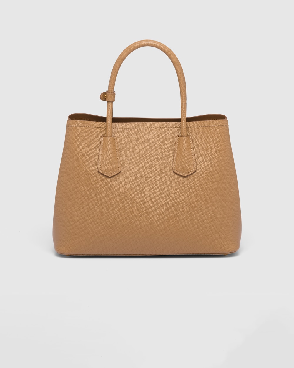 Medium Prada Double Saffiano leather bag Caramel