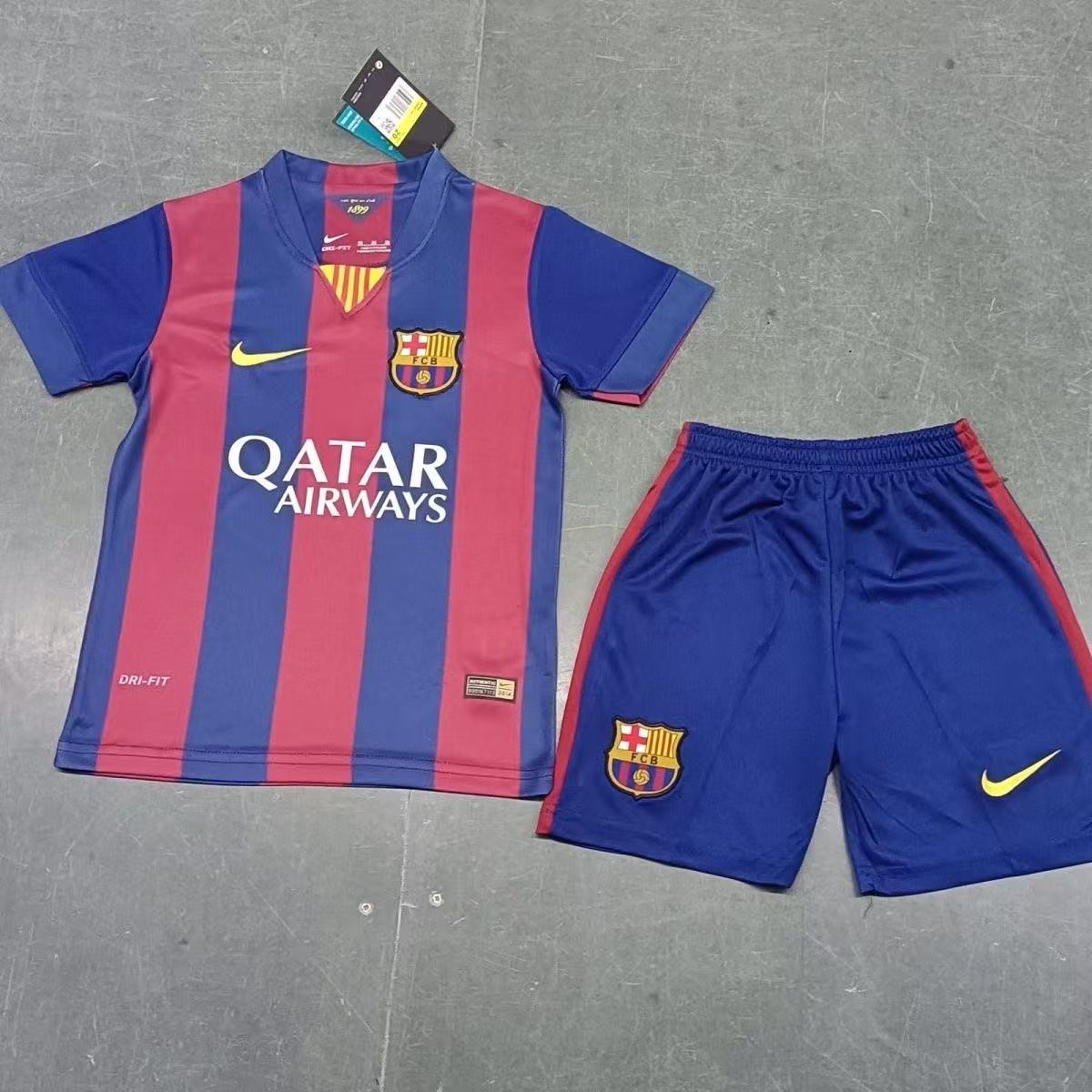 Barcelona 14 15 home retro kit