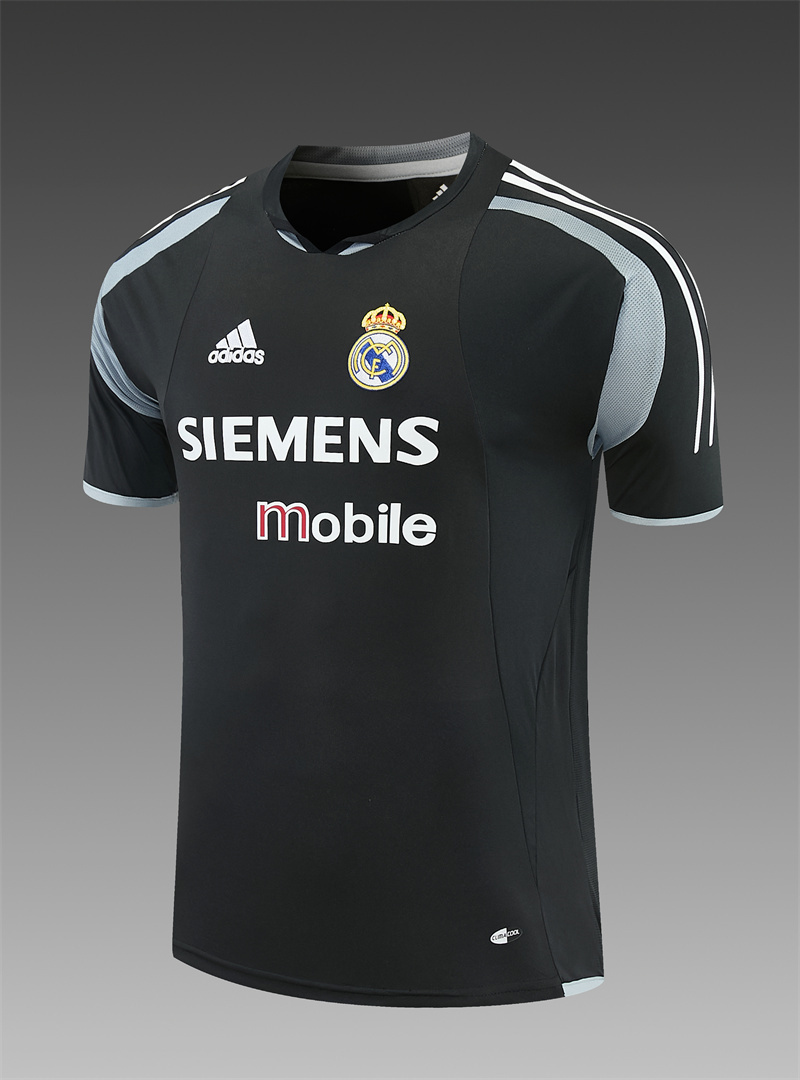 04/05 Real Madrid Retro Training Uniform short sleeves- Sleeve Football Shirt