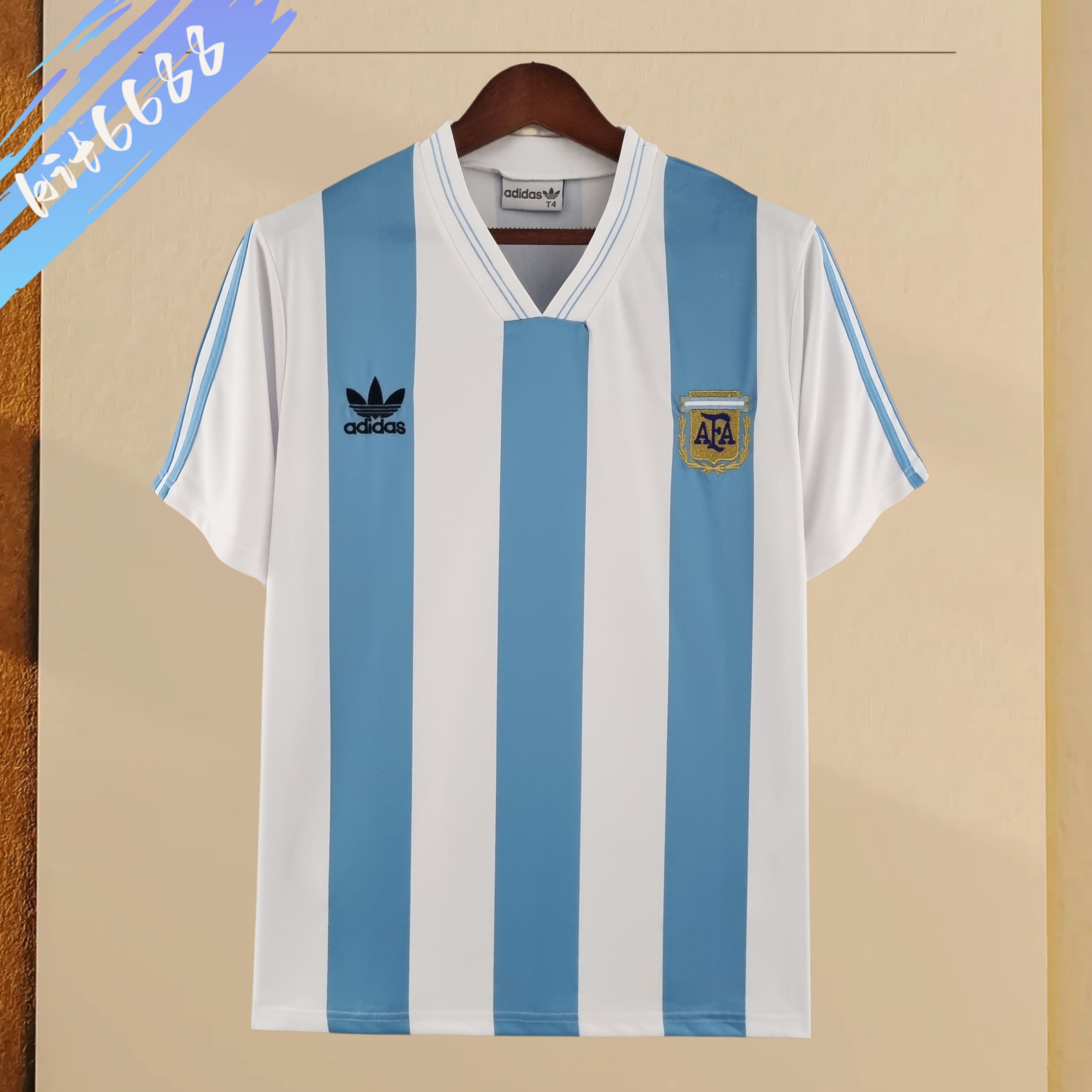 1993 Argentina Home Retro Football Shirt