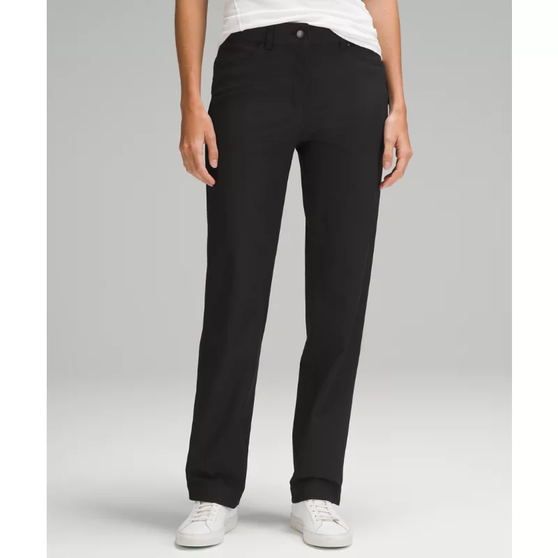 City Sleek 5 Pocket Wide-Leg Pant Full Length