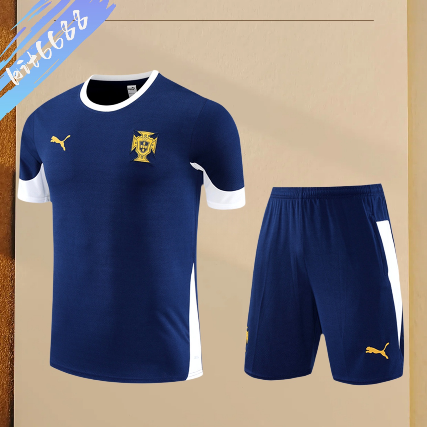 2025/2026 Portugal Short Sleeve Training Jersey for Kids (Adult Kids Kit)
