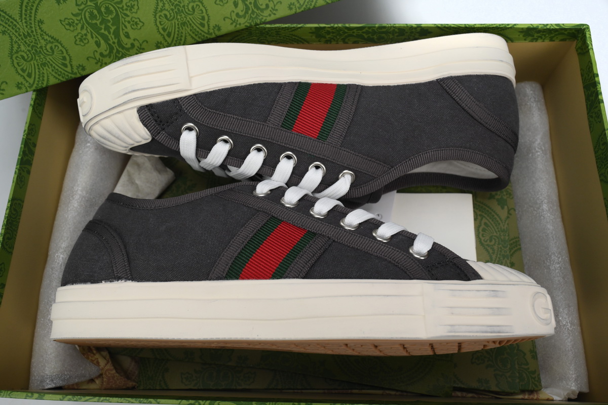 Gucci canvas shoes shell  Black
