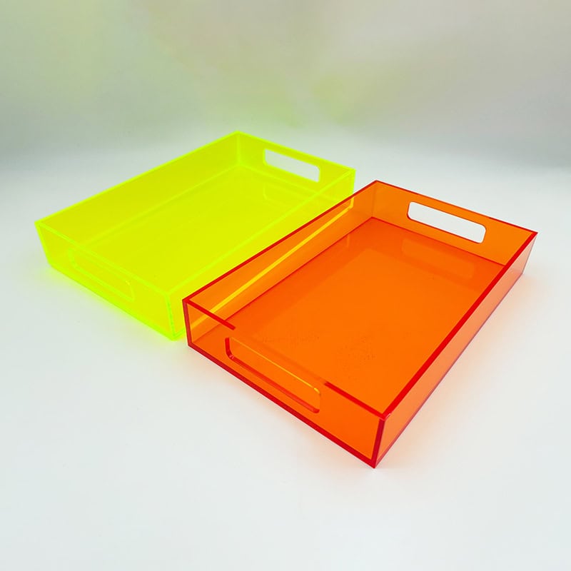 Multi-Colored Acrylic Trays | Custom Wholesale Acrylic Home Decor