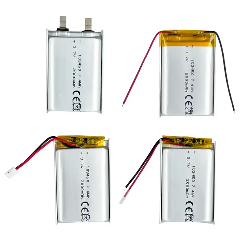 Pouch Lithium Ion Batteries 103450 3.7v2000mAh