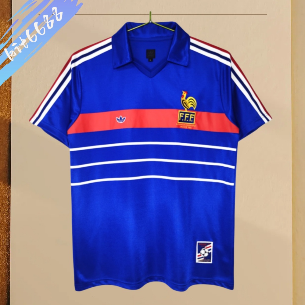 1984 France Home Retro Football Shirt