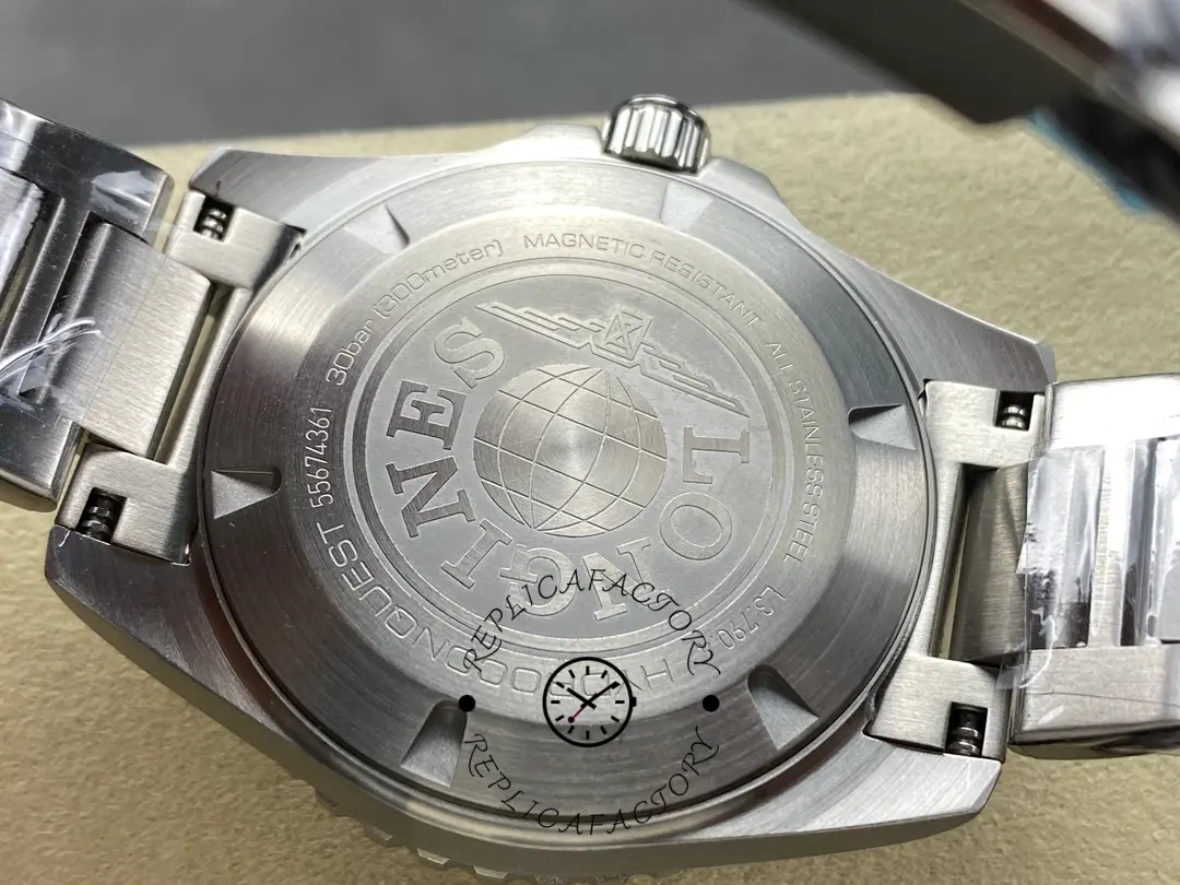 Longines 1:1 Clone HydroConquest GMT 41 Automatic L3.790.4.66.6 Brown Dial