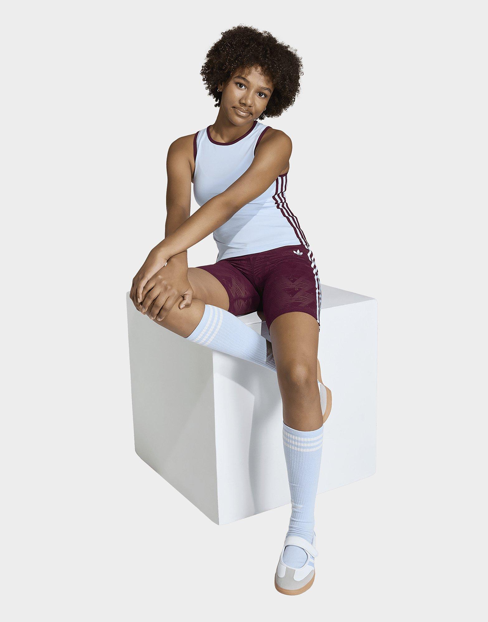 adidas SCHMAL GESCHNITTENES 3-STREIFEN TANKTOP