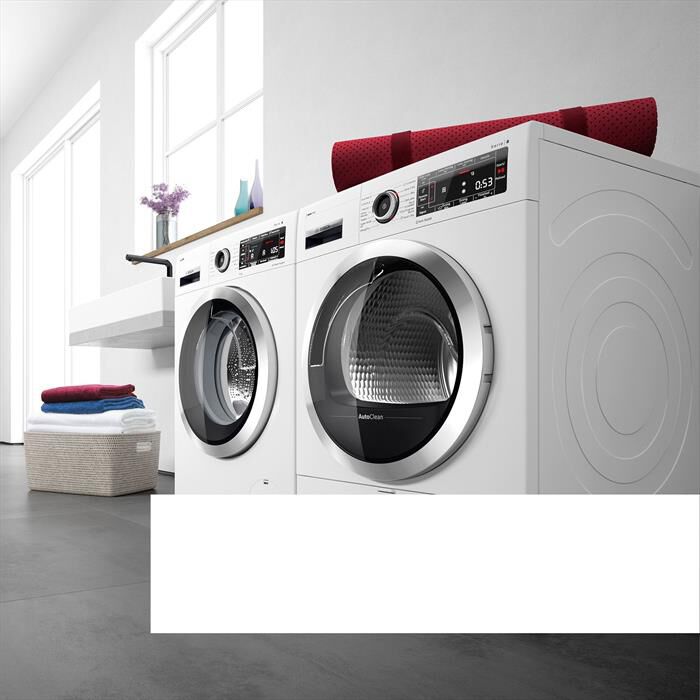 BOSCH - Asciugatrice Serie 6 WQG243D9IT 9Kg Classe C-Bianco