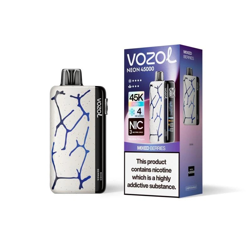 Vozol Neon 45000 Puffs Prefilled Disposable Vape – (10 piece)