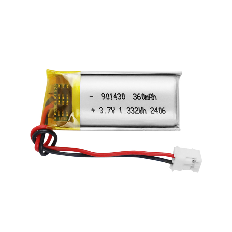 Pouch Lithium Ion Batteries 901430 901538 3.7v 360mAh 500mAh