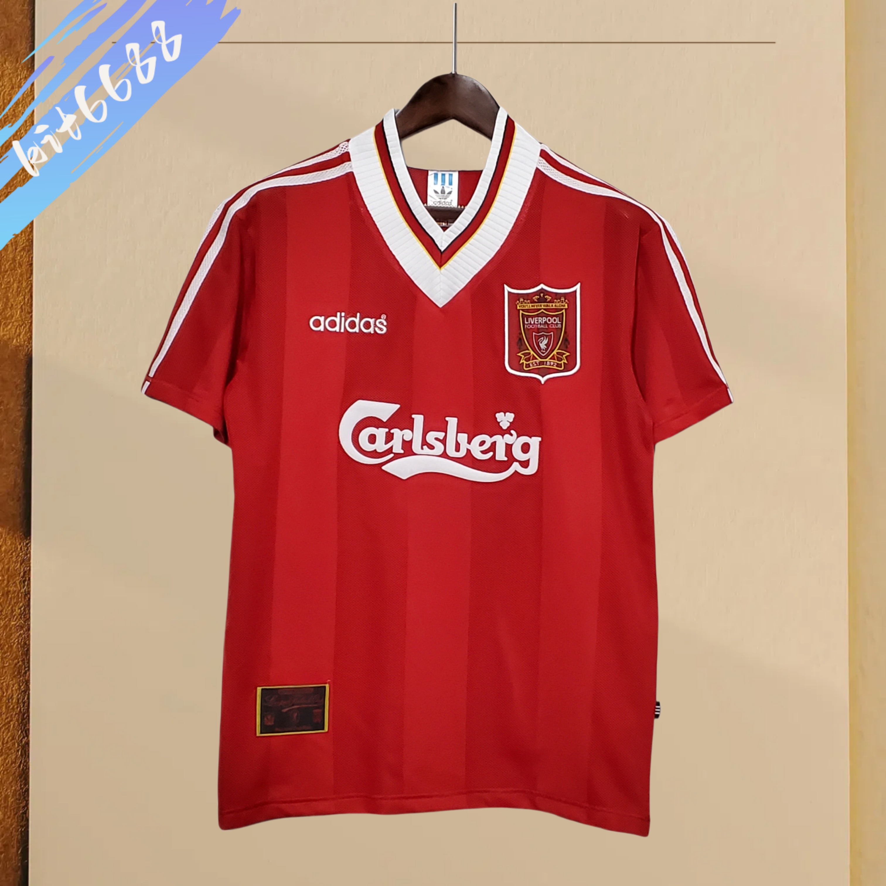 1995/1996 Liverpool Home Retro football shirt
