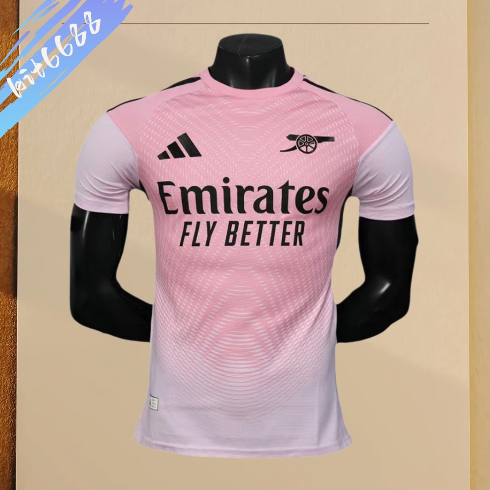 2025/2026 Arsenal Pink Goalkeeper Football Shirt (Player)