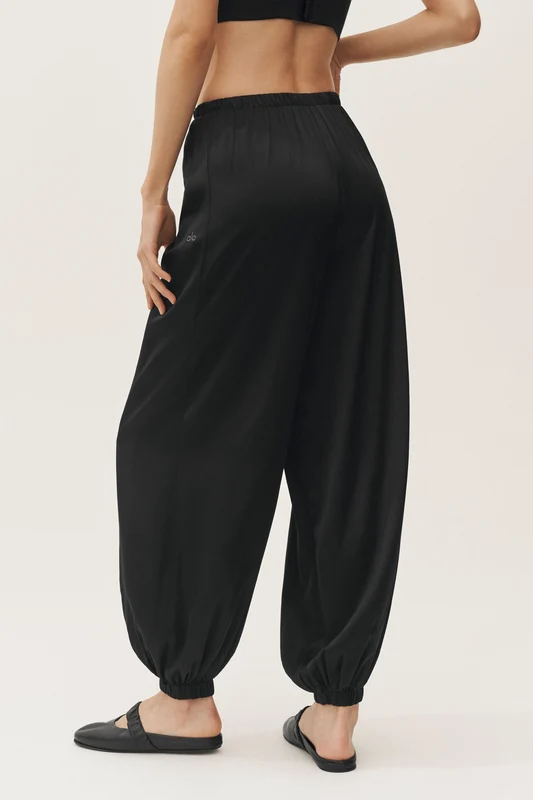 Silk Blend High-Waist Radiance Pant