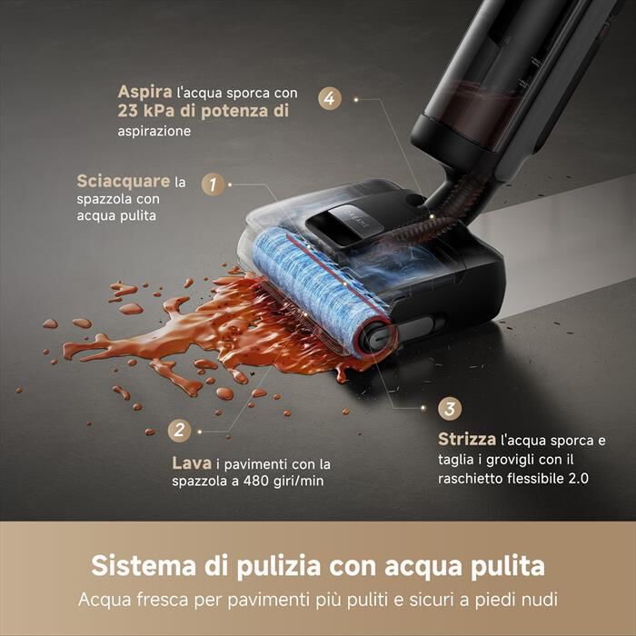 DREAME - Lavapavimenti H15 MIX VIM-Nero