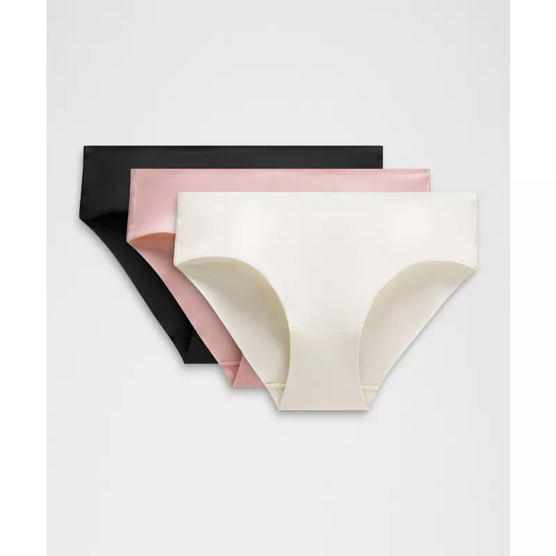 InvisiWear Mid-Rise Bikini Underwear 3 Pack