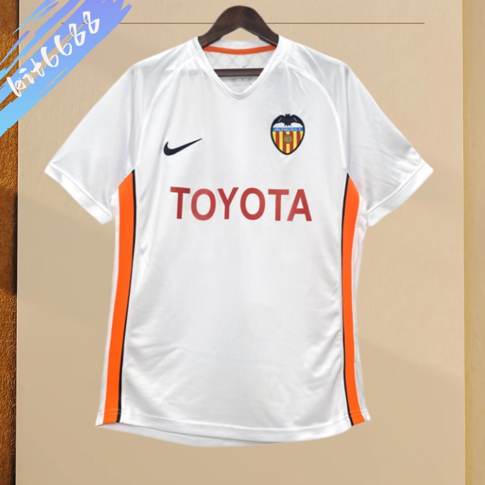 2006/2007 Valencia Home Retro Football Shirt
