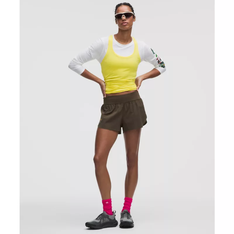 lululemon x Geoff McFetridge Fast and Free Mid-Rise Split Short 3