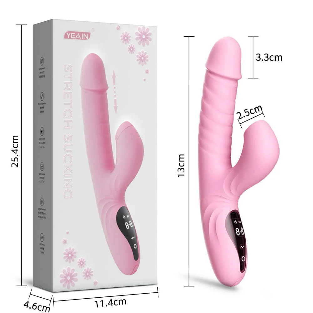 Mlovexy - Suck Telescopic Heating Vibrator