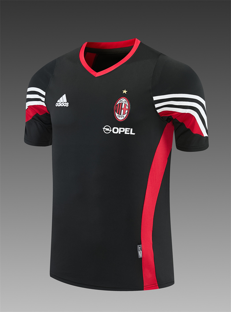 03/04 AC Milan retro training suit short sleeved football shirt